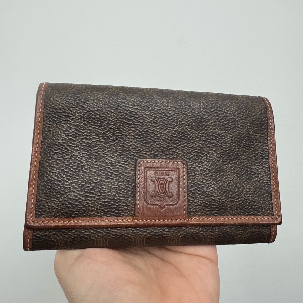 Celine Brown Leather Wallet